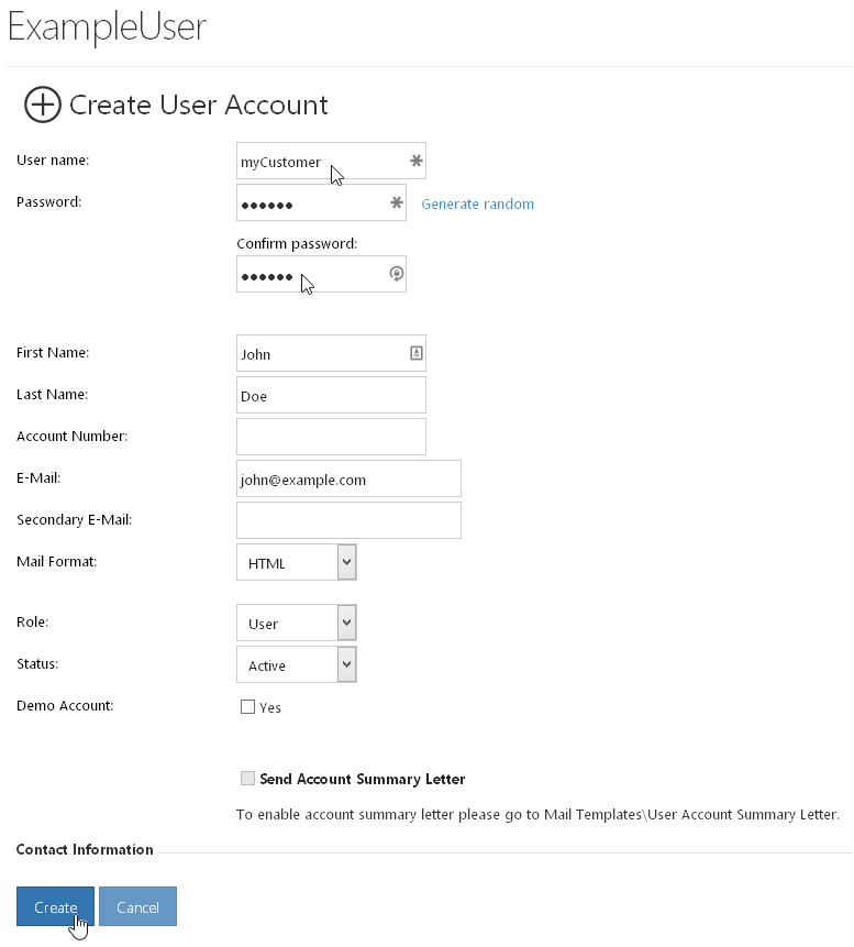 Add Peer Account Form