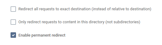 Additional Options