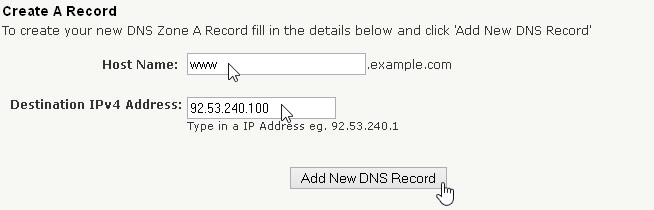 Create A Record