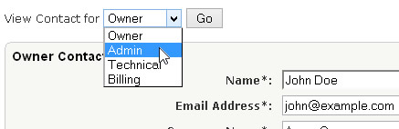 Change Contact Type