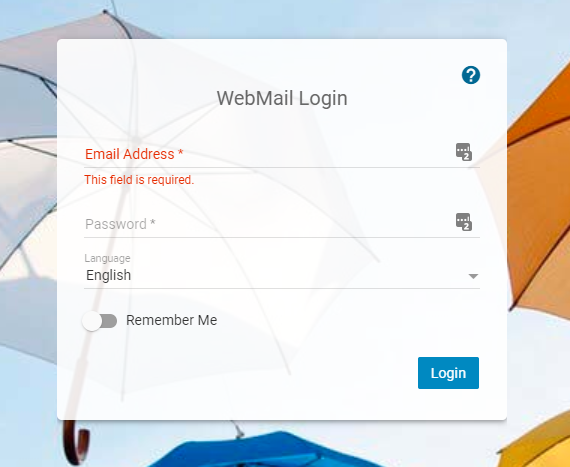 WebMail LOgin